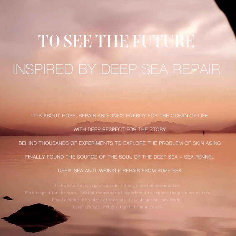 HKCQCQ Miracle Anti-Wrinkle Women's 6-Piece Korean Style Herbal Skin Care Set Multi-Action Benefits Sea Fennel Cruelty-Free