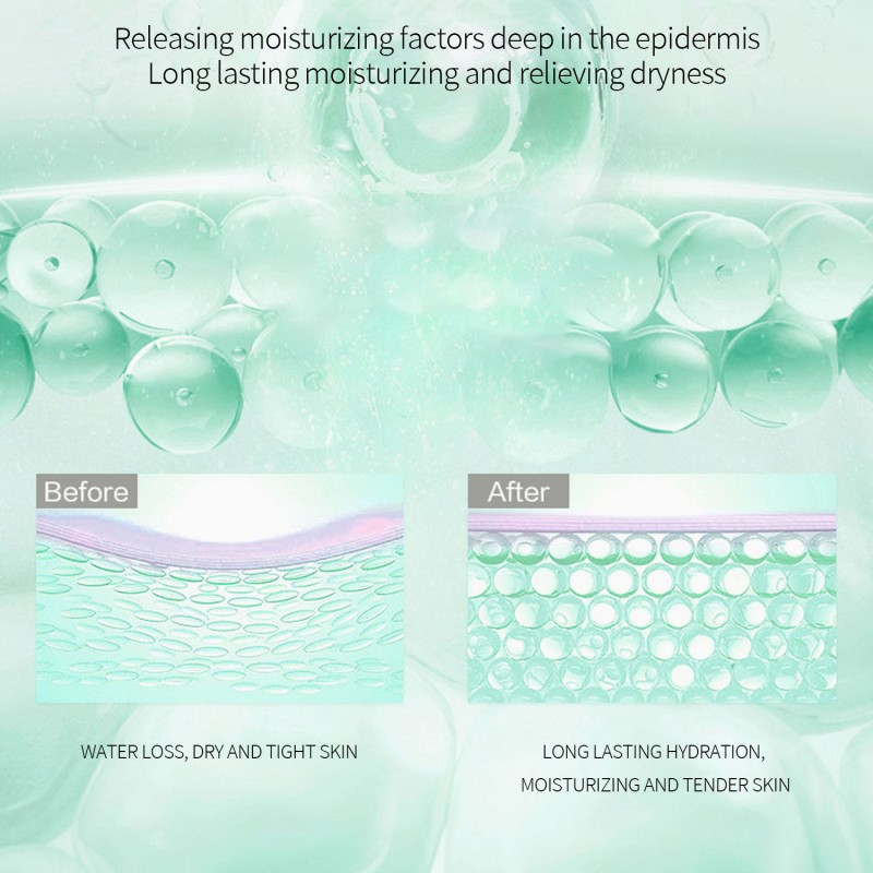 OEM Crystal Facial Mask Vegan Marigold Extract 28ml X 10 Sheets Deep Hydration Overnight Skin Care Soothing Glycerin Travel Size