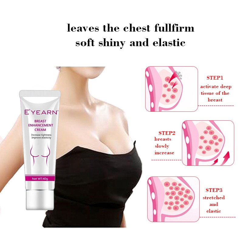 OEM Organic Herbal Breast Enhancer Cream 40g Big Boobs Massager Cream for Lift & Tight Enhancement 3 Years of Natural Effect