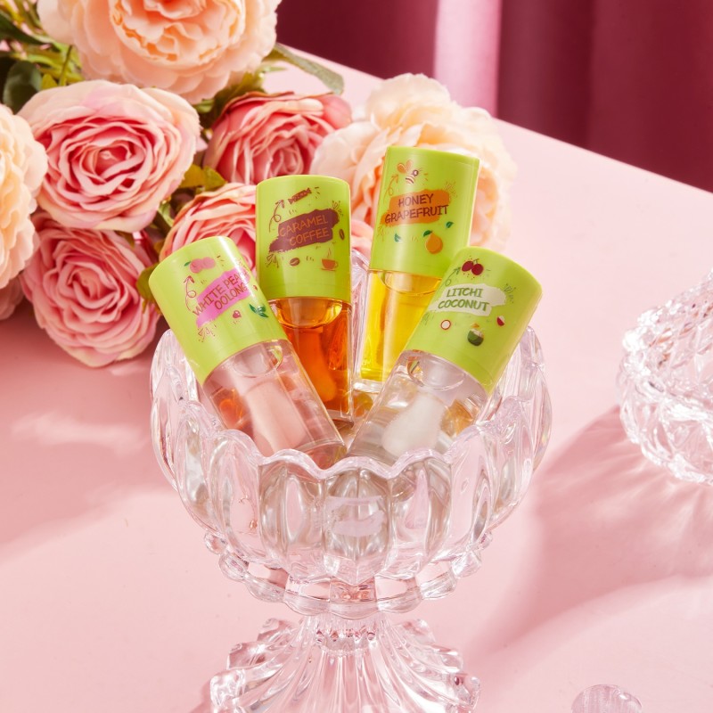 OEM Wholesale Fat Oil Lip Gloss Drip 5ml / .17fl oz Natural Hydrating Clear Shiny Plumping Glow Makeup for Dry Lip Care Lip Tint