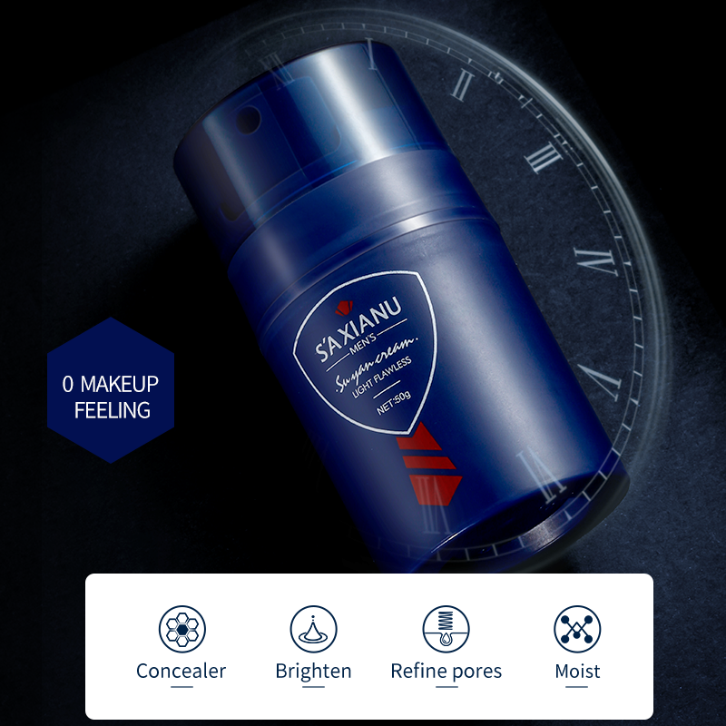 Private Label Men's Skin Care - Clear Lazy Makeup Cream - Moisturizing Concealer Men's Complexion Face Cream