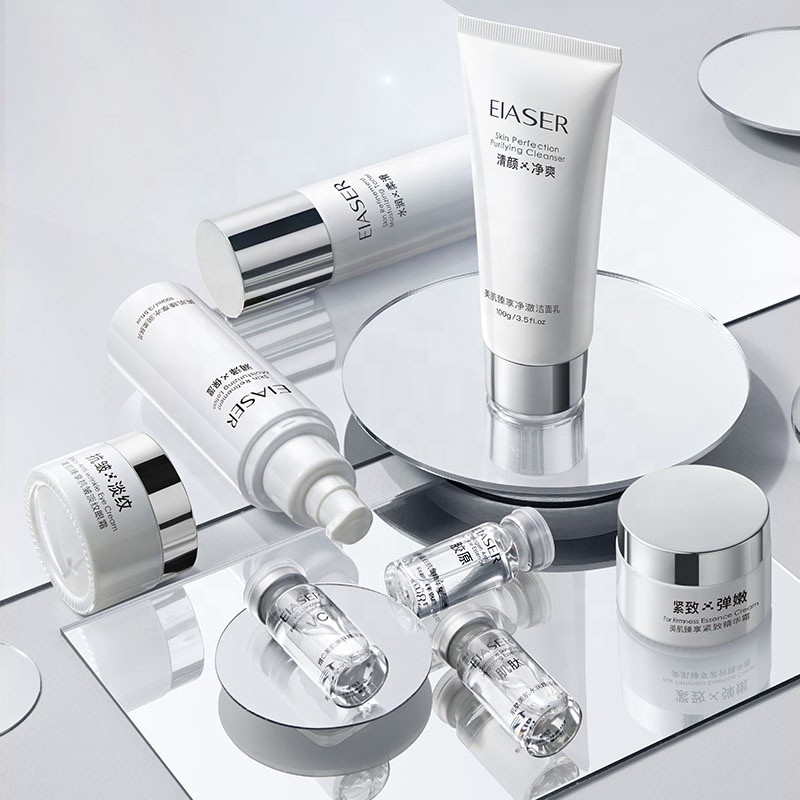 EIASER Beauty Skin Care Set Anti-wrinkle Firming Enjoy 8 Piece Skincare Kit Moisturizing Facial Light Lines Face Care Set Box