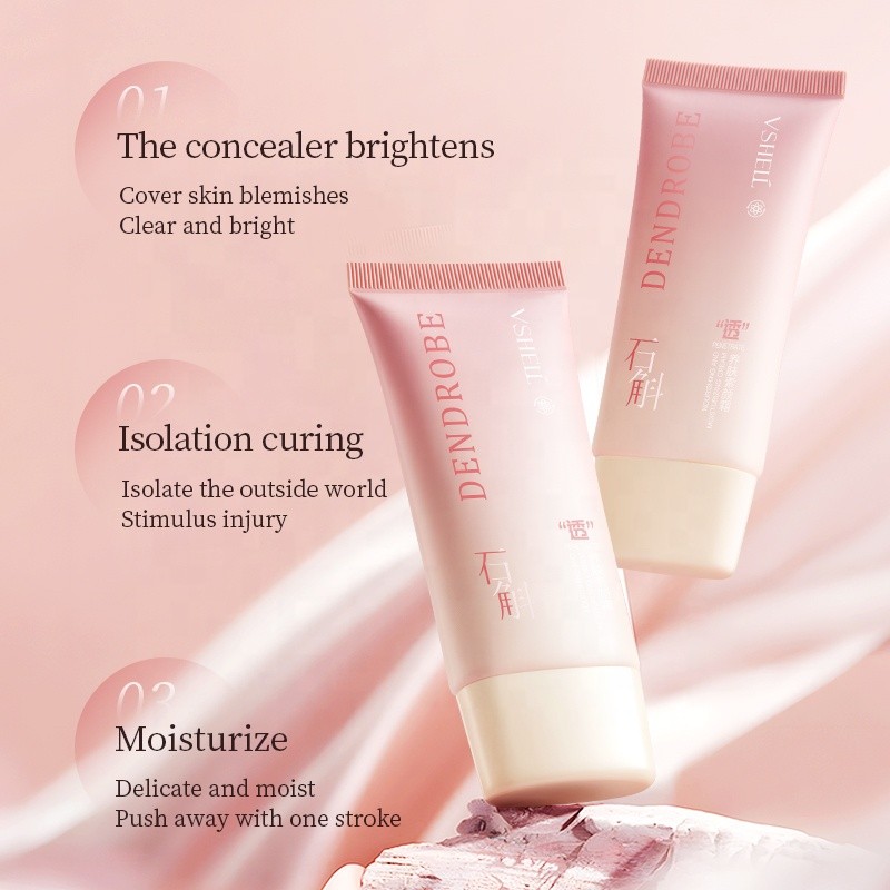 Dendrobium Nourishing Tone-Up Cream 50g Hyaluronic Acid Niacinamide Skin Brightening Hydration Glow Cream for Face Makeup Base