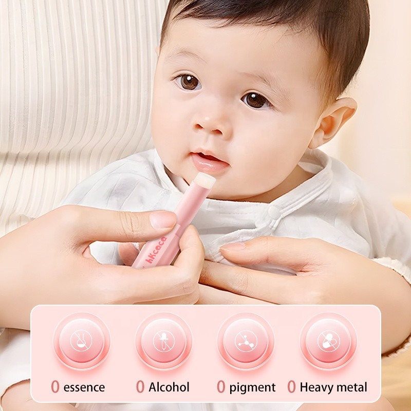 OEM Moisturizing Baby Lip Balm Milk Flavor Soothing Nourishing All-Natural Formula Jojoba & Avocado Oils Kids Lip Care Solution