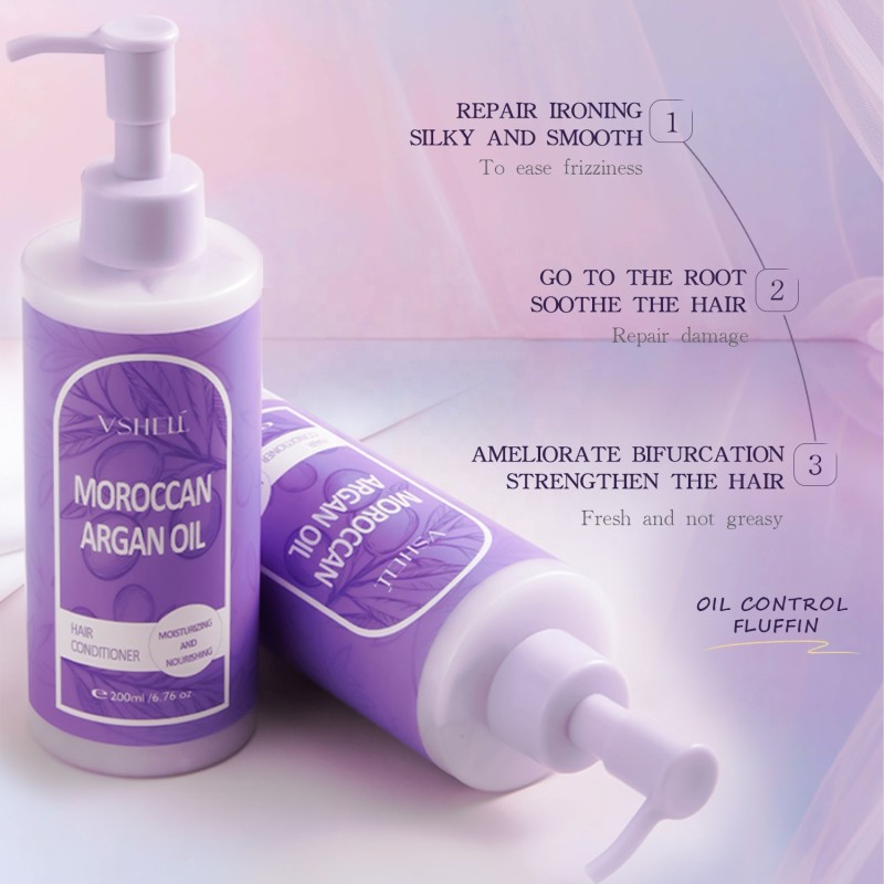 Private Label Moroccan Argan Oil Hair Care Cream Conditioner for Smooth Hydrating Nourishing Moisture Private Label Argan Oil