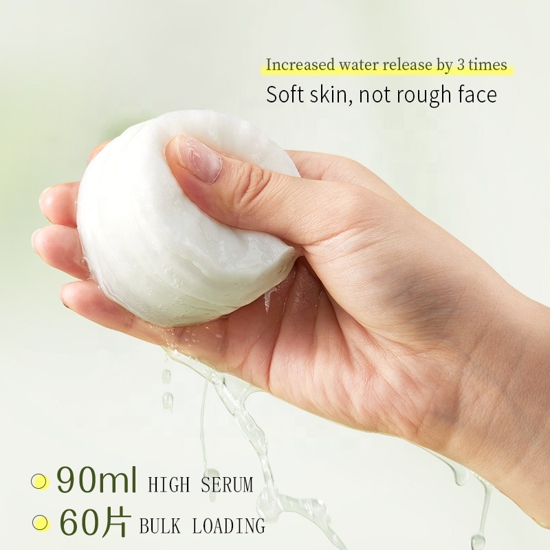 Wholesale Collagen Ampoule Wipes Facial Toner Pads 60 Ct Ceramide Exfoliating Soothing Vegan Silk Skin Care Facial Radiance Pads