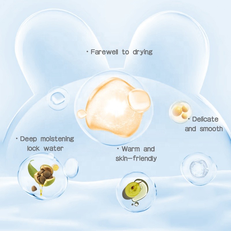 OEM Camellia Seed Cream 50g / 1.76 oz for Kids and Adults Deep Hydrating Nourishing Shea Butter Face & Body Children Moisturizer