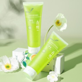 Aloe Vera Prebiotics Rice Chaff Extract Gel Gentle Daily Vegan Facial Cleanser for Oily Skin Non-Irritating Fine Smooth