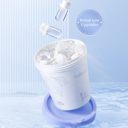 VShell 20-Pack 0.07oz Deep Cleansing Oil Nourishing Perilla Olive Lavender Gel for Dry Skin Makeup Remover and Skin Care