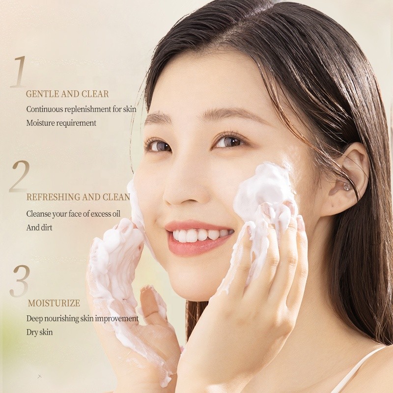 Private Label Hydrating Clay 100g/3.53oz Amino Acid Facial Wash Amazonian Niacinamide Mud Herbal Gel Deep Cleansing Hydrating