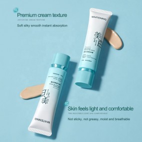 OEM Whitening BB Cream 30g/1.06oz with Brightening Coverage Featuring Cyclopentasiloxane and Hyaluronate Radiant Glow Cream