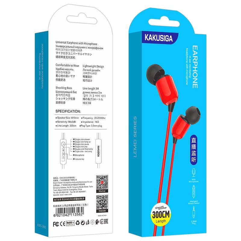 Wired Earphone Factory - OEM 3.5mm with Microphone