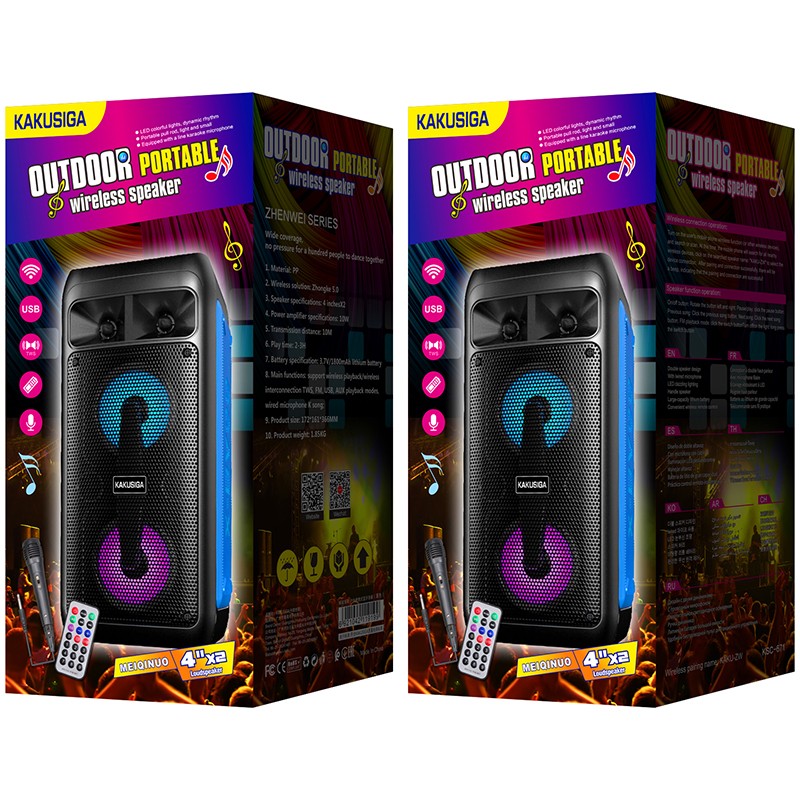 Wireless Speaker Factory - OEM BT5.0 Karaoke Outdoor Horn