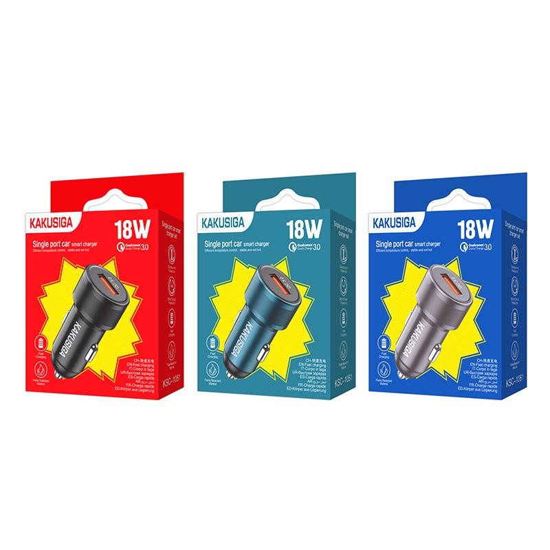 Car Charger Manufacturer - OEM QC3.0 18W with Light