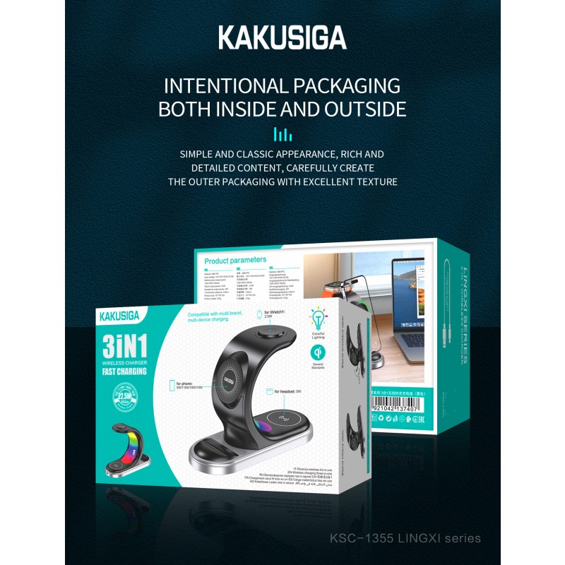 Wireless Charger Factory - OEM 4 in 1 Magnetic Stand