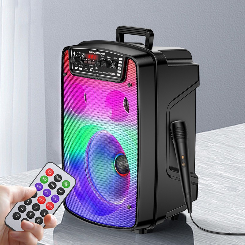 Portable Speaker Manufacturer - OEM LED High Power Karaoke
