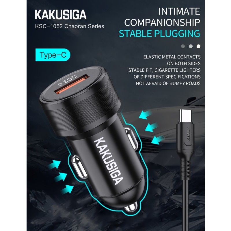 Type C Charger Supplier - OEM 2 Ports Portable QC3.0