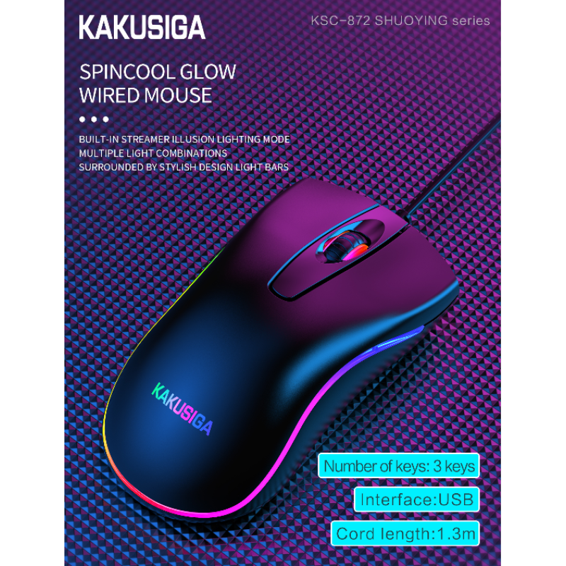 Luminous Mouse Manufacturer - OEM Glowing Gaming Mouse