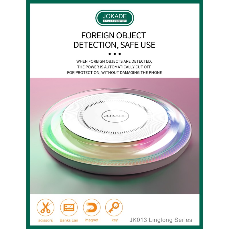 Wireless Charger Manufacturer - OEM 15W Color Light Phone