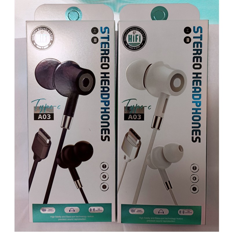 Wired Earphones Manufacturer - Type C Bass Sports Gaming Earphones