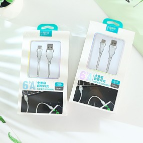 Fast Charging Cable Factory - 6A 120W USB Type C Data Cable