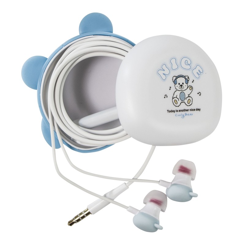 Wired Earphones Manufacturer - Cartoon Bear Box Music Earphones
