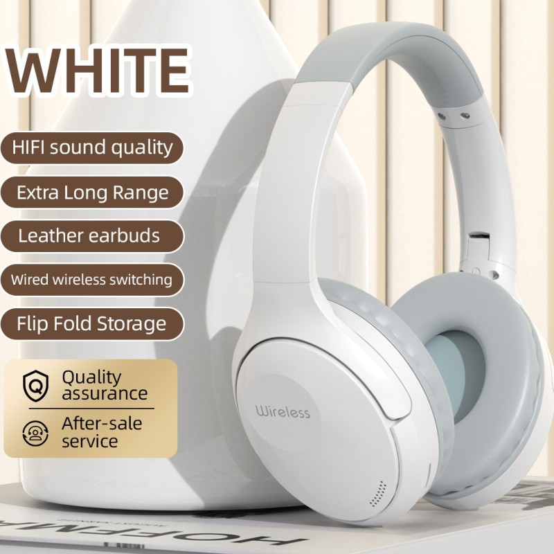 Wireless Headphones Manufacturer - Foldable Over-ear BT Built-in Mic