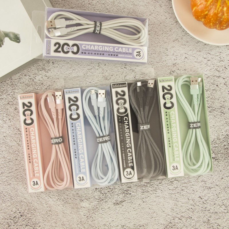 Charging Cable Manufacturer - 3A 60W Nylon Braided Data Cable