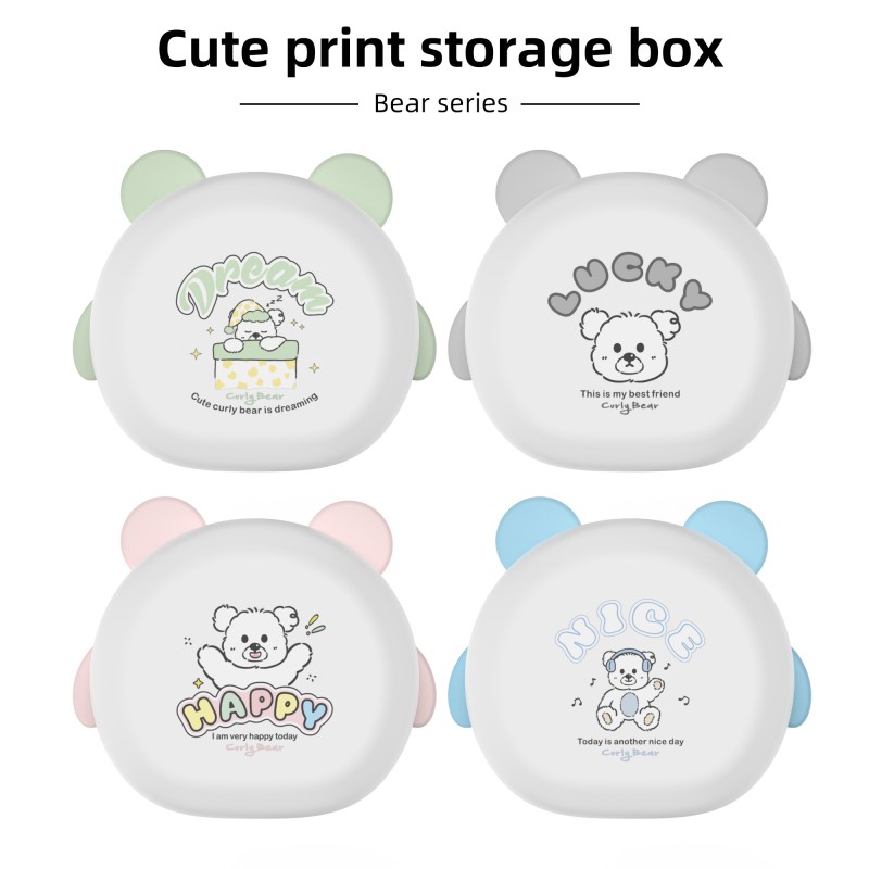 Wired Earphones Manufacturer - Cartoon Bear Box Music Earphones