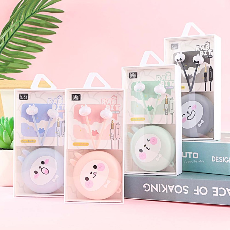 Wired Earphones Factory - Cartoon Case 3.5MM Over Ear Headphones