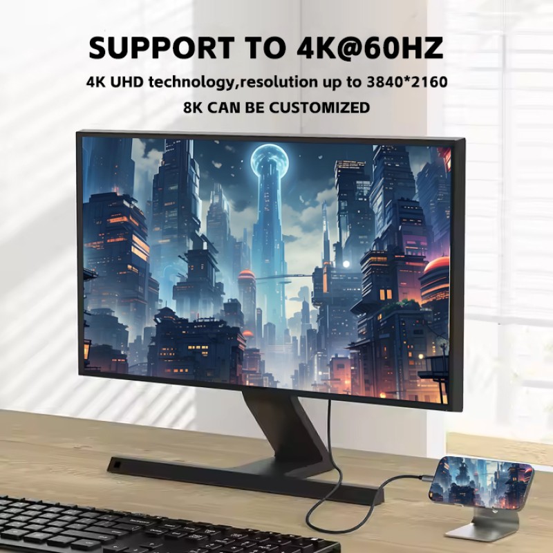 USB Cable Supplier - OEM HD 2M 3M Display Port 8K