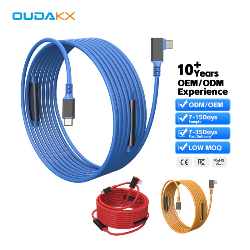 USB Cable Supplier - OEM 10M USB 3.0 90 Degree Micro B