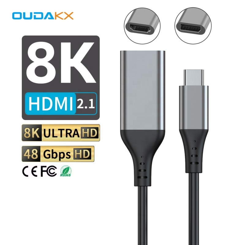 USB Cable Factory - OEM 8K USB to HDMI Female Adapter