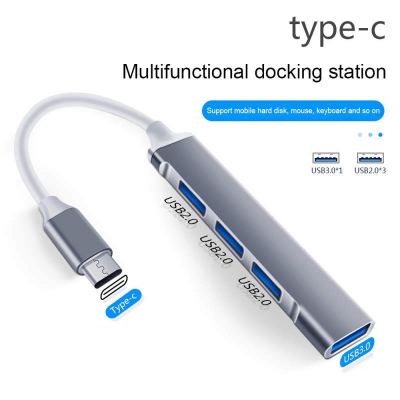 USB Hub Factory - OEM 4 in 1 USB C Type C HUB