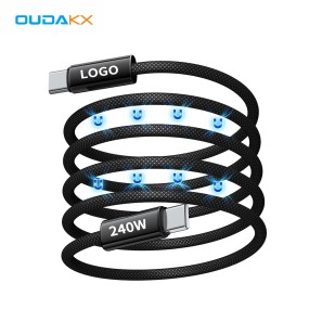 USB Cable Supplier - OEM Magnetic 240W Nylon Braided