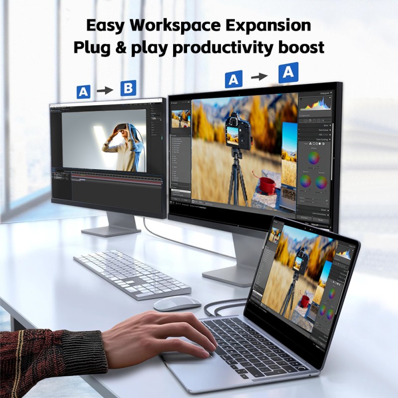 USB Cable Supplier - OEM 4K 8K 60Hz Nylon Braided