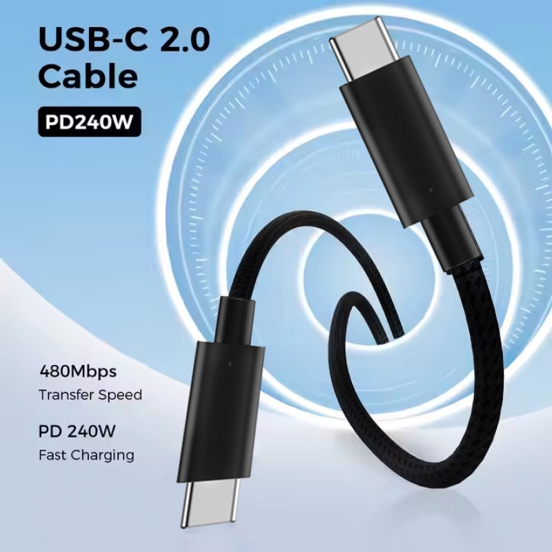 USB Cable Factory - OEM PD 240W 100W Fast Charging