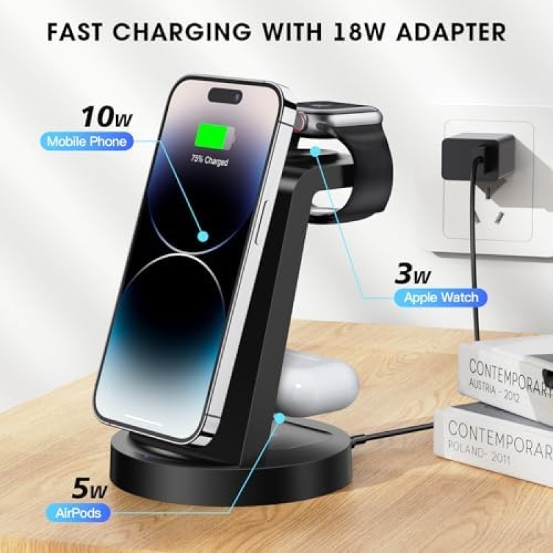 Wireless Charger Manufacturer - 3 in 1 Multifunction Charging Stand