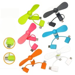 Mini Fan Factory - 2 in 1 Portable I Phone Mini Fan