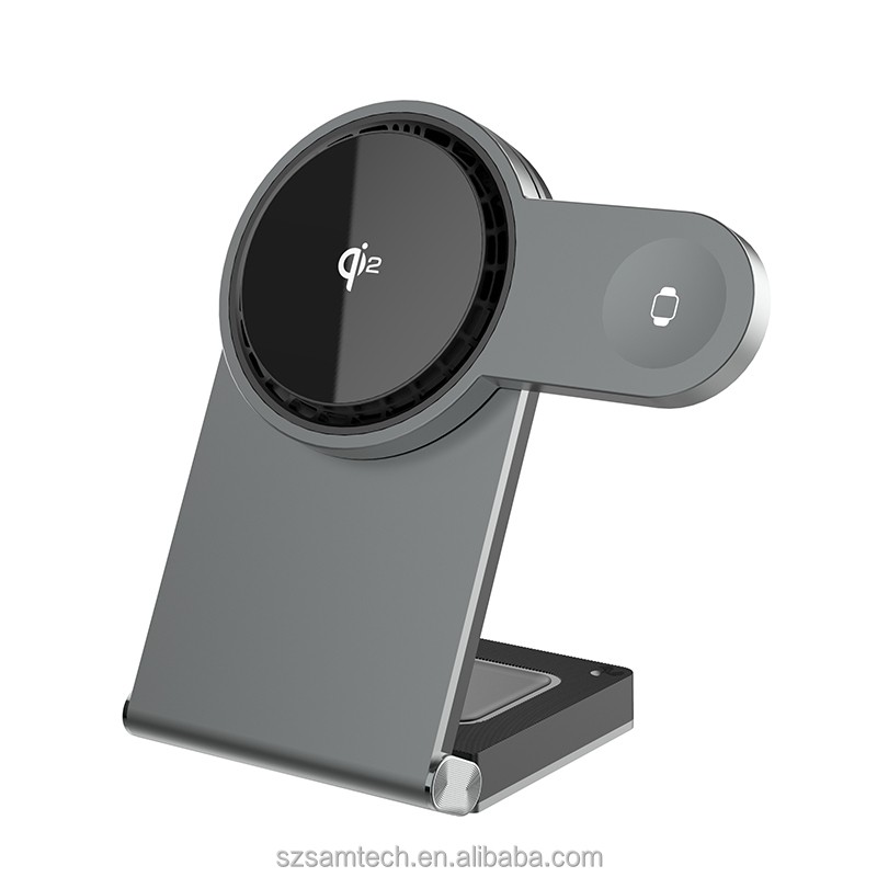 Wireless Charger Manufacturer - Tri-Fold 15W Fast Wireless Charger