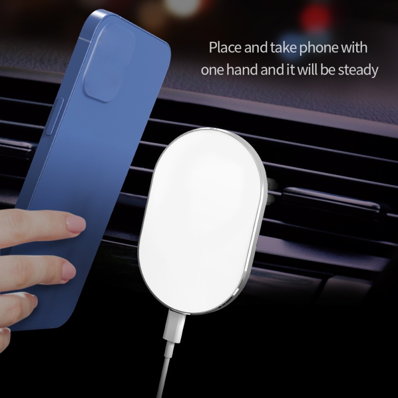 Car Wireless Charger Factory - 15W Magnetic Air Vent Charger