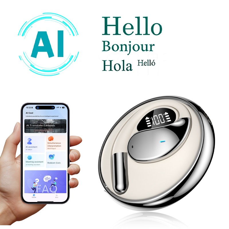 Bluetooth Earphones Factory - 144 Languages AI Translating Earbuds