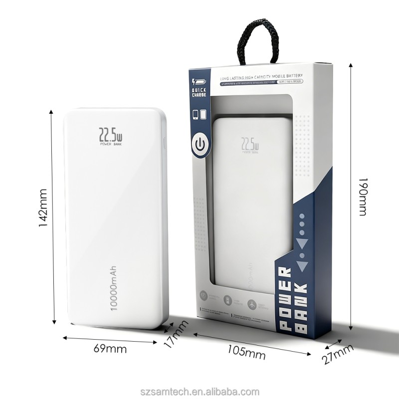 Portable Charger Manufacturer - 10000mAh 22.5W Fast Charging