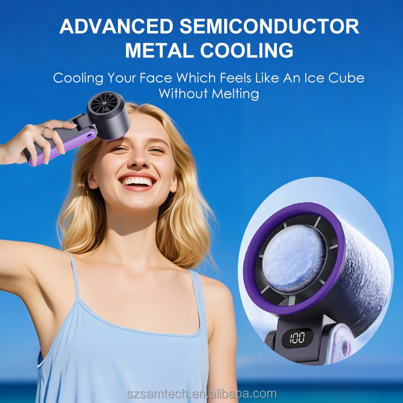 Smart Fan Manufacturer - 3600mAh 100 Speeds Neck Cooling Fan