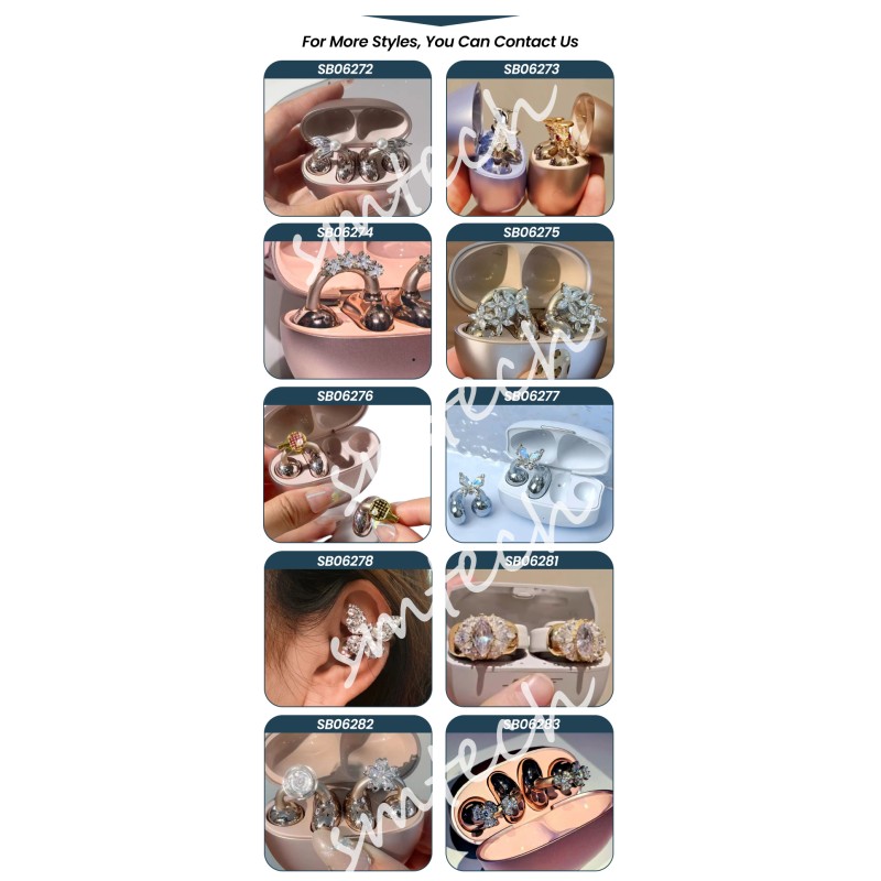 Bluetooth Jewelry Factory - Butterfly Bow Earring Earbuds Accessories