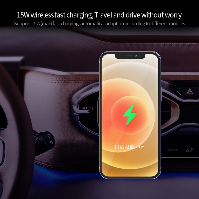 Car Wireless Charger Factory - 15W Magnetic Air Vent Charger
