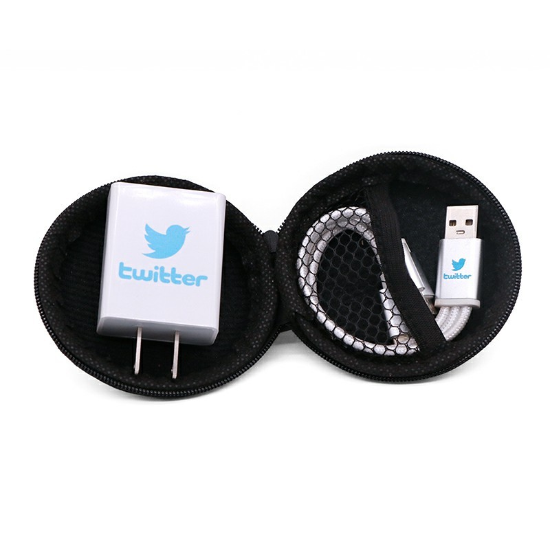 Travel Charger Kit Factory - OEM Logo 3 in 1 Cables Charger Set