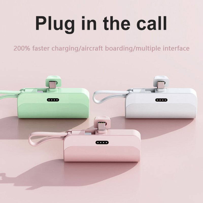 Power Bank Factory - 2 in 1 Mini Capsule 5000mAh LED Display