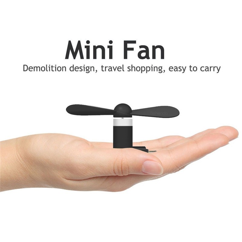 Mini Fan Factory - 2 in 1 Portable I Phone Mini Fan