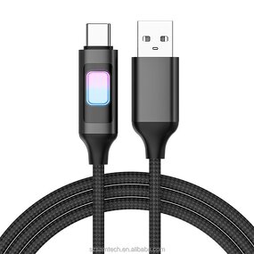 Charging Cable Manufacturer - 66W USB A to Type C LED Light Up